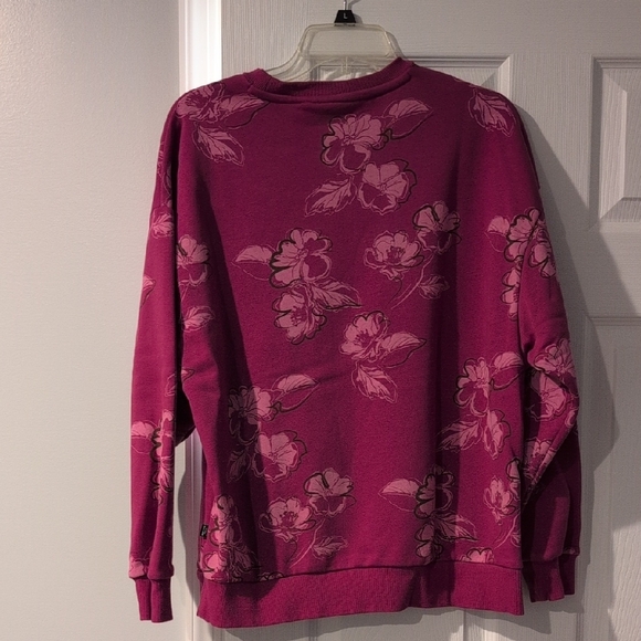 Women's Floral Sweatshirt - Picture 3 of 4